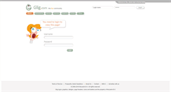 Desktop Screenshot of login.glig.com